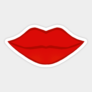 Red Lips Sticker